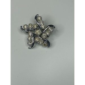 Vintage Star and Rhinestone Brooch RARE